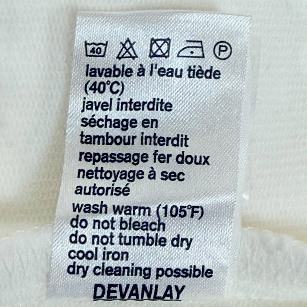 Vintage Lacoste Hoodie White Cotton Tennis Jacket French 42