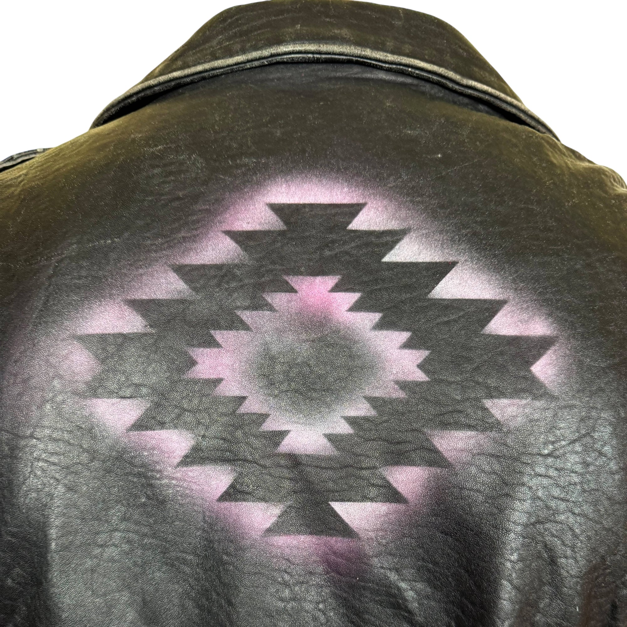 Close-up of southwestern tribal inspired motif