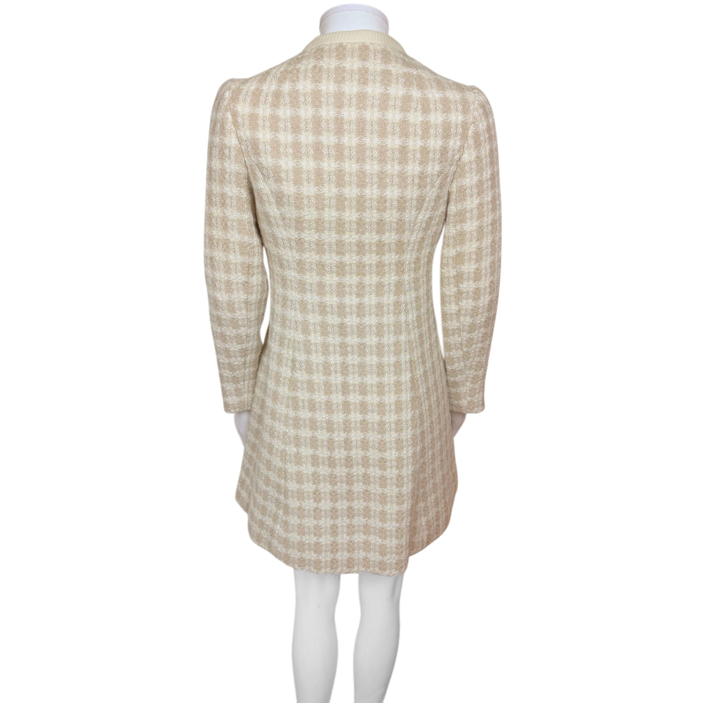 Vintage 60s Tweed Dress & Coat Set Lily Simon Made in France