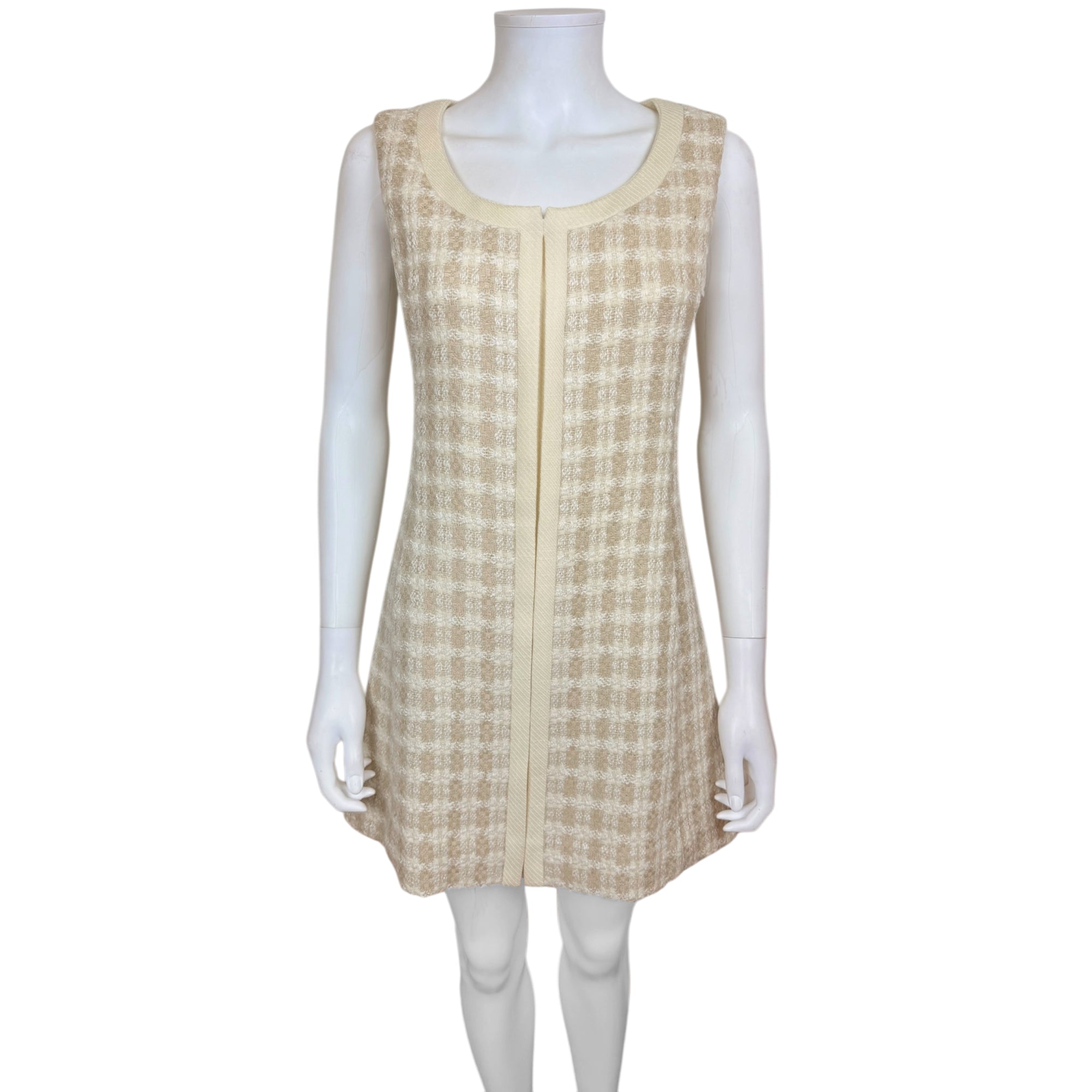 Vintage 60s Tweed Dress & Coat Set Lily Simon Made in France