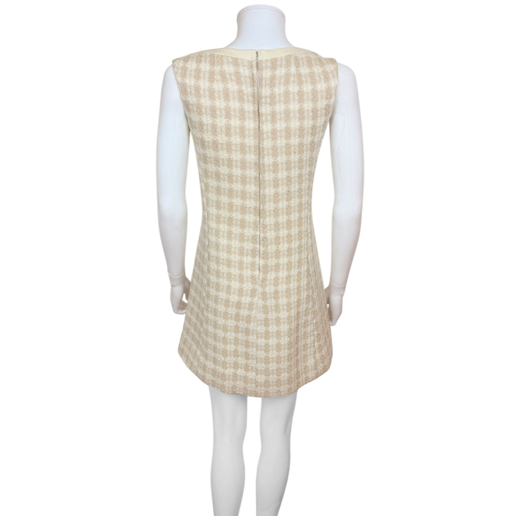 Vintage 60s Tweed Dress & Coat Set Lily Simon Made in France