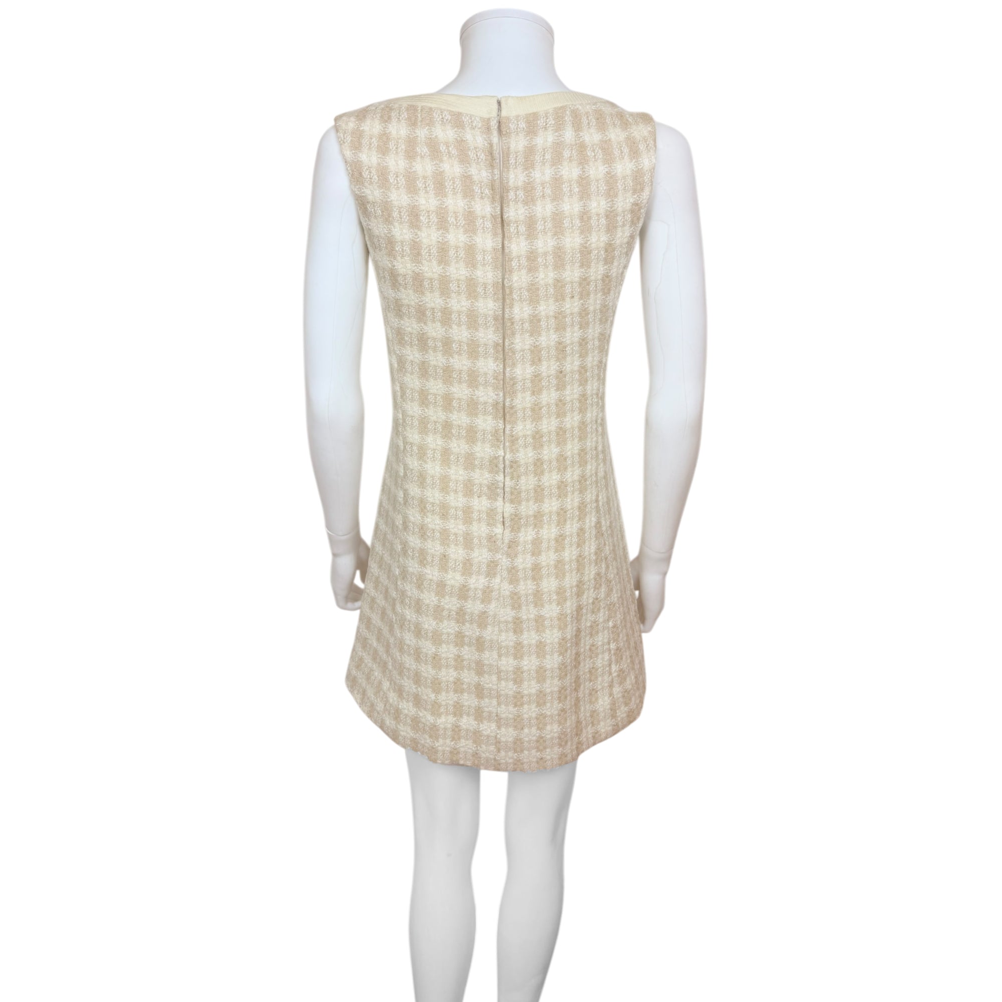 Vintage 60s Tweed Dress & Coat Set Lily Simon Made in France