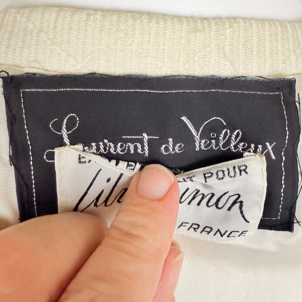 Vintage 60s Tweed Dress & Coat Set Lily Simon Made in France