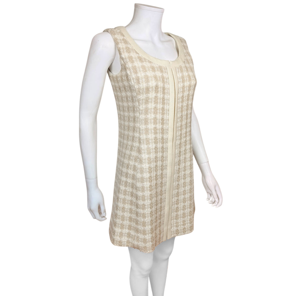 Vintage 60s Tweed Dress & Coat Set Lily Simon Made in France