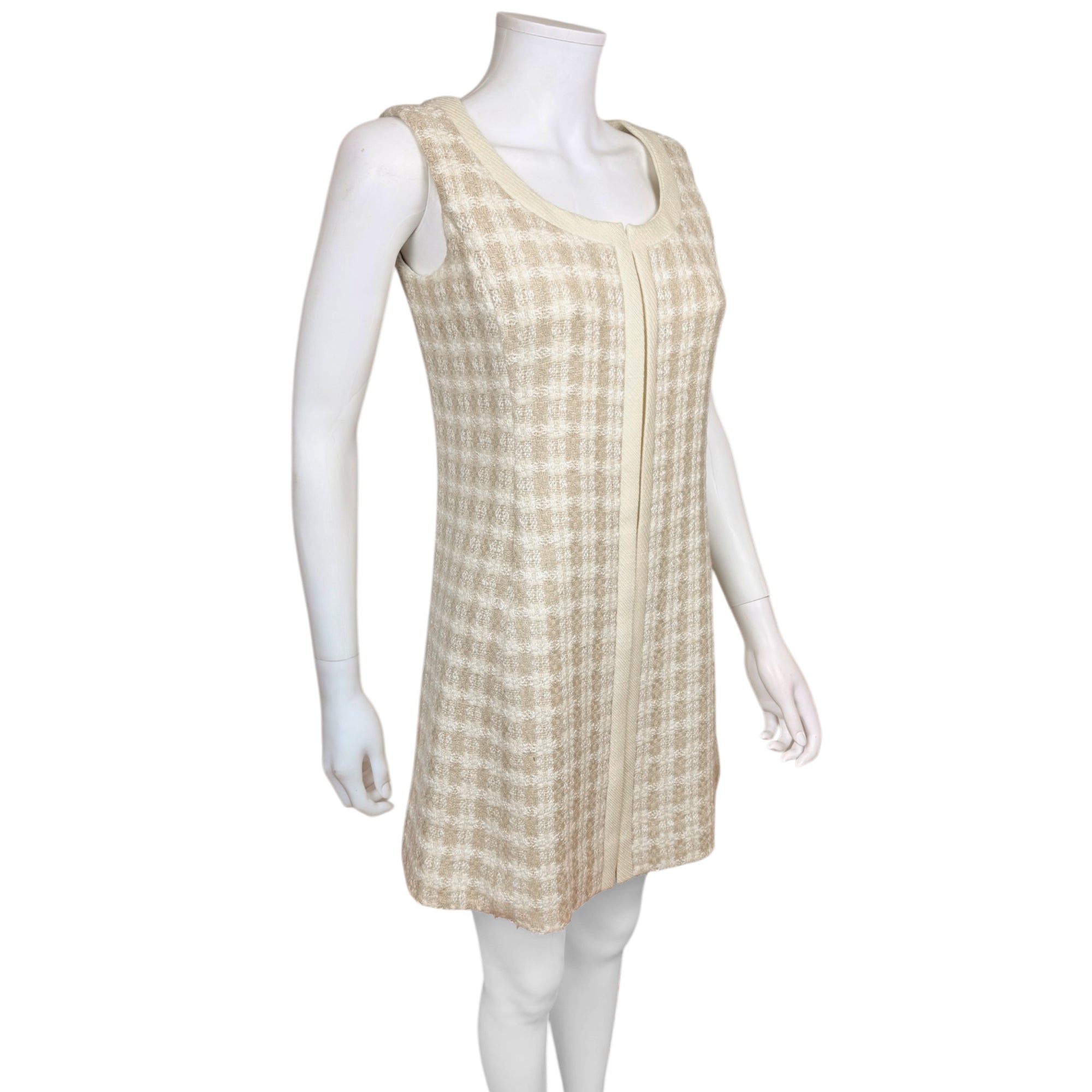 Vintage 60s Tweed Dress & Coat Set Lily Simon Made in France