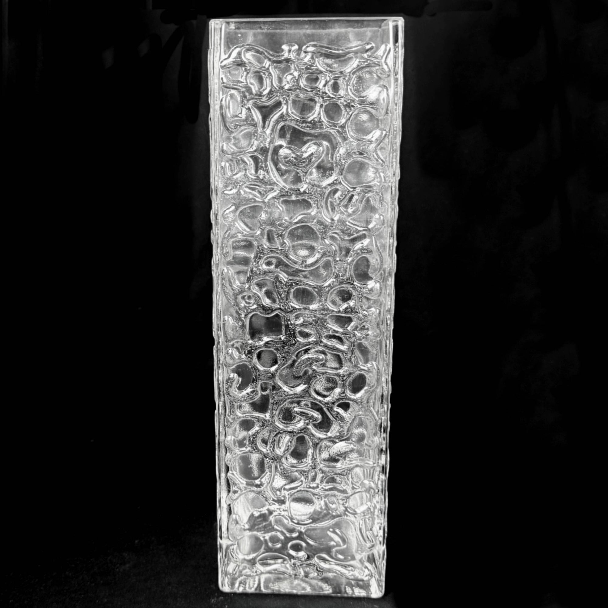 1960s Lausitzer Glass Vase Germany by Ingrid Morche 11.75”