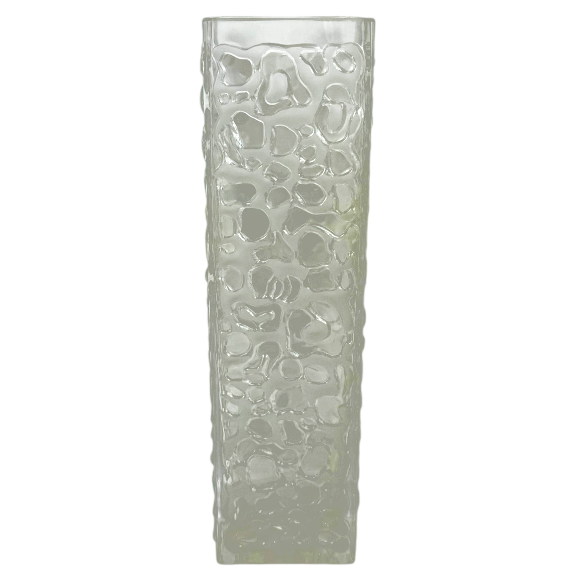 1960s Lausitzer Glass Vase Germany by Ingrid Morche 11.75”