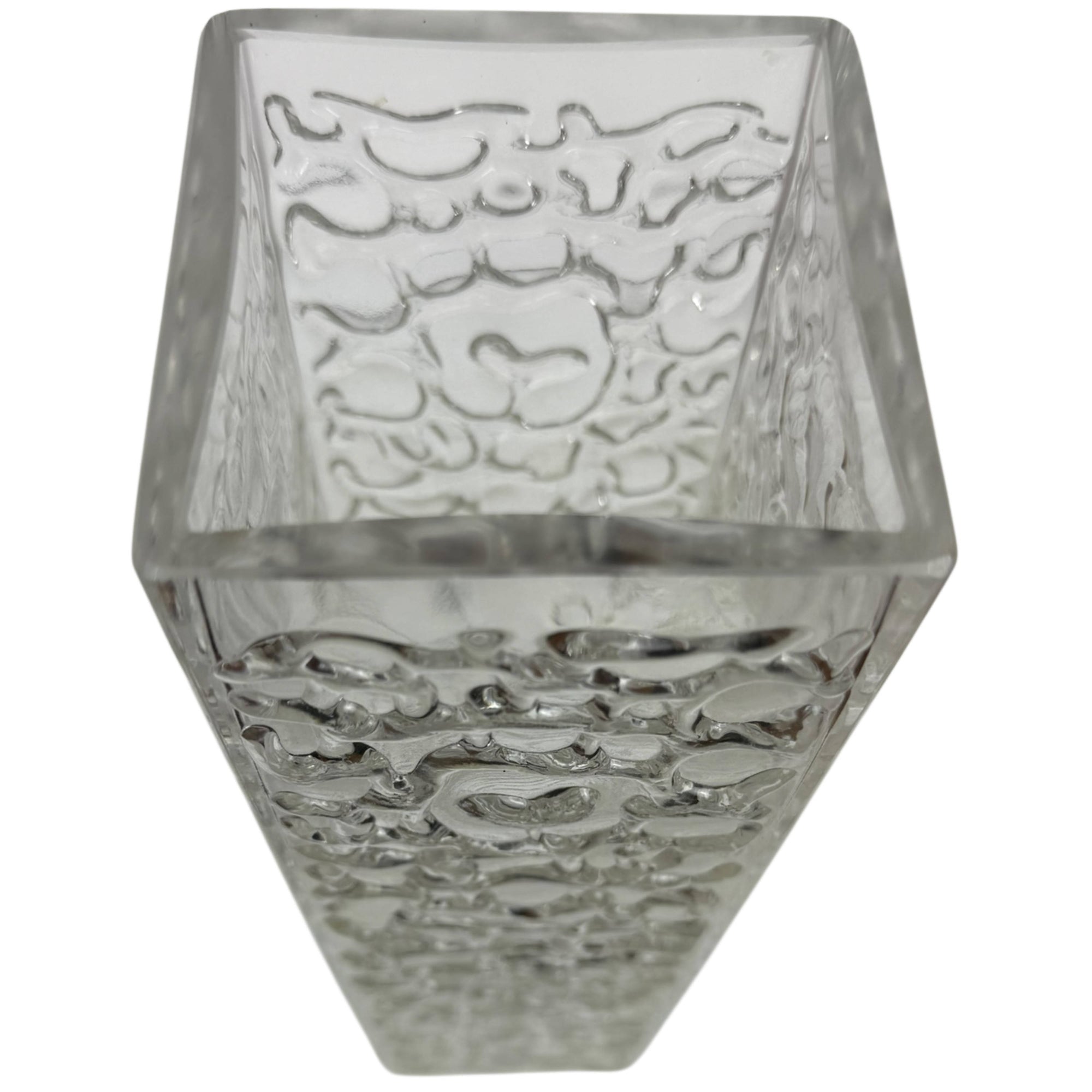 1960s Lausitzer Glass Vase Germany by Ingrid Morche 11.75”