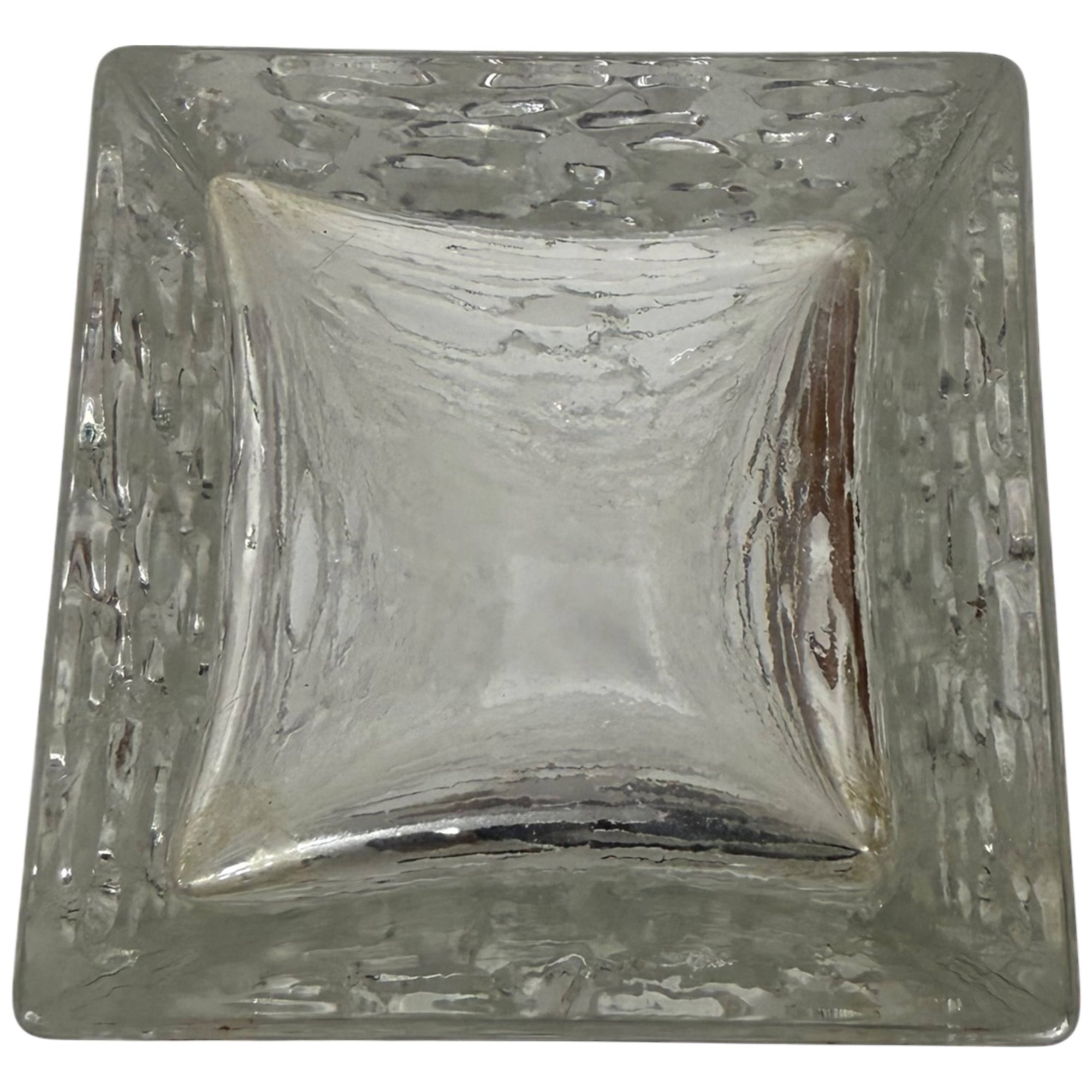 1960s Lausitzer Glass Vase Germany by Ingrid Morche 11.75”