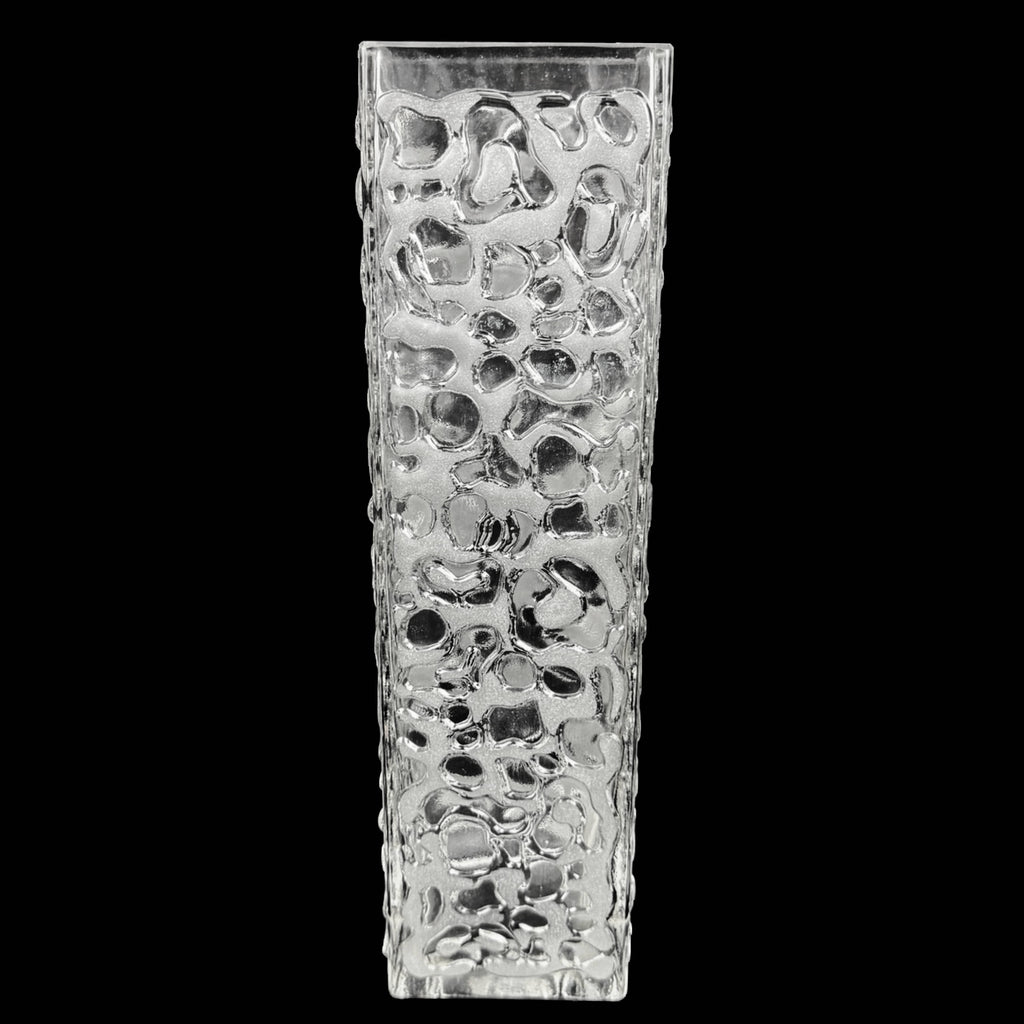 1960s Lausitzer Glass Vase Germany by Ingrid Morche 11.75”