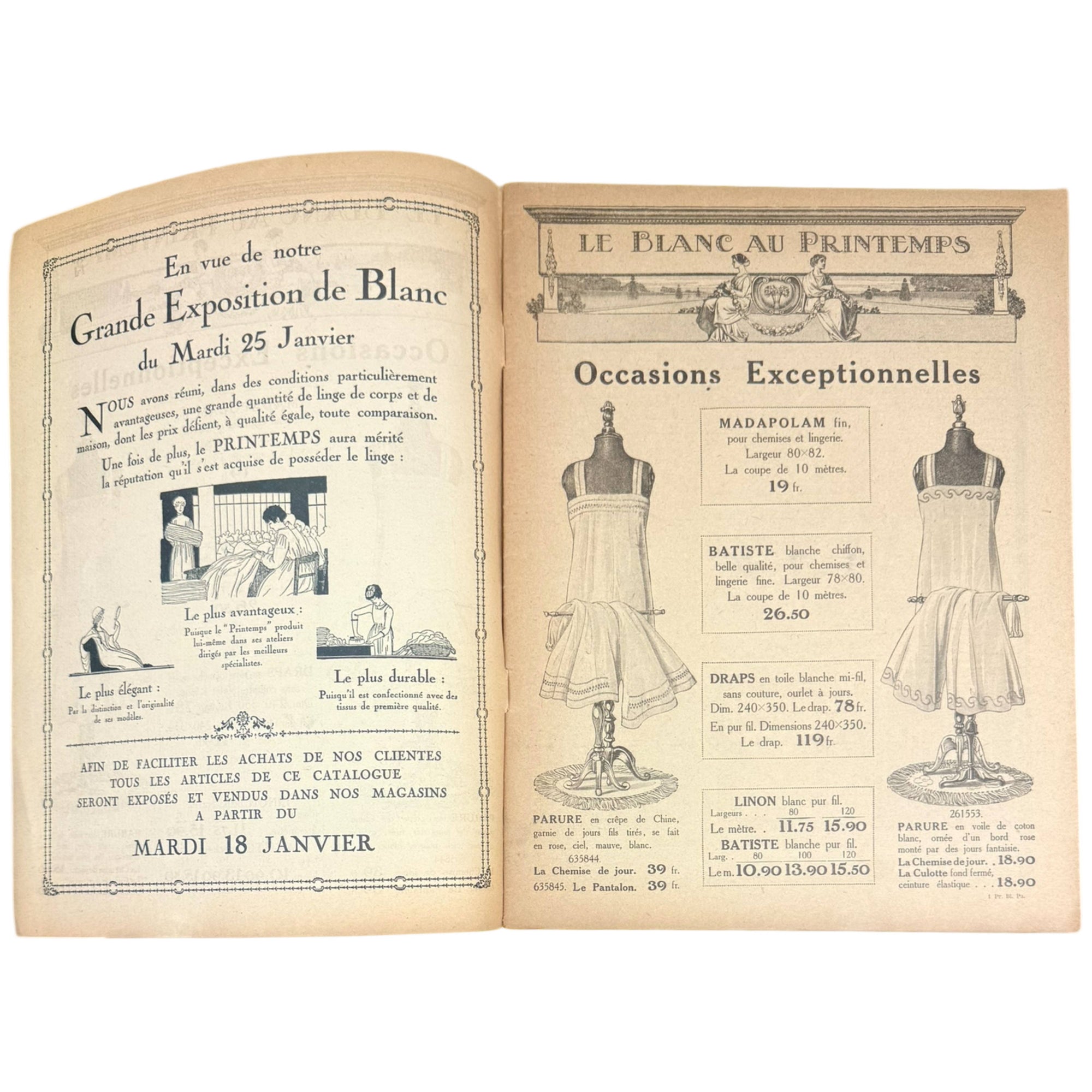 1921 Catalog Grands Magasins du Printemps Paris Eduardo Garcia Benito Cover