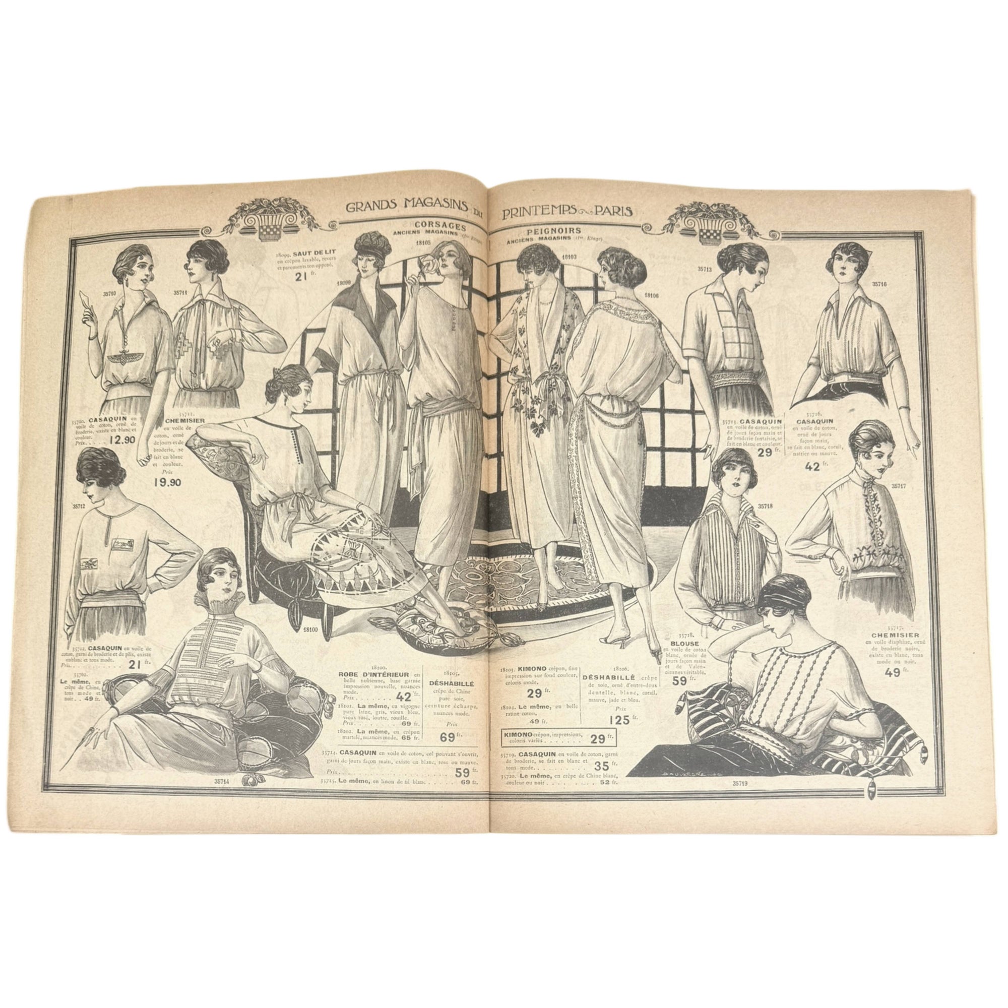 1921 Catalog Grands Magasins du Printemps Paris Eduardo Garcia Benito Cover