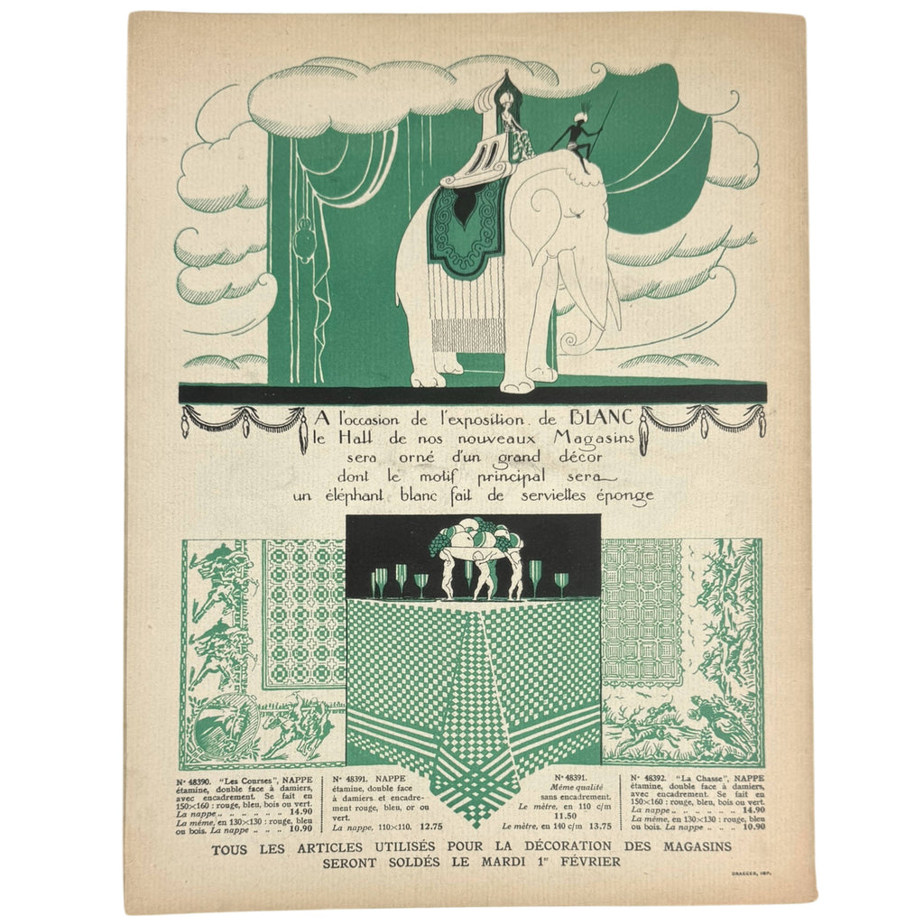 1921 Catalog Grands Magasins du Printemps Paris Eduardo Garcia Benito Cover