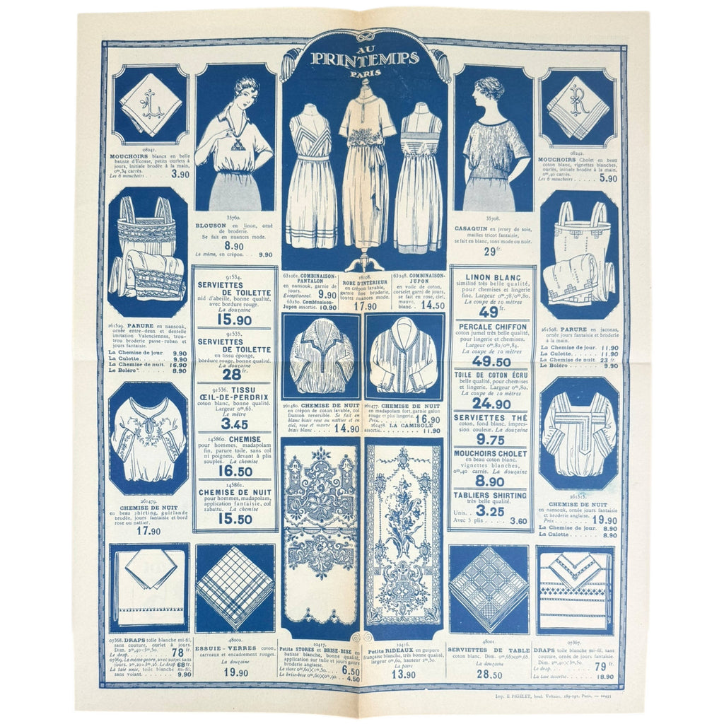 1921 Catalog Grands Magasins du Printemps Paris Eduardo Garcia Benito Cover