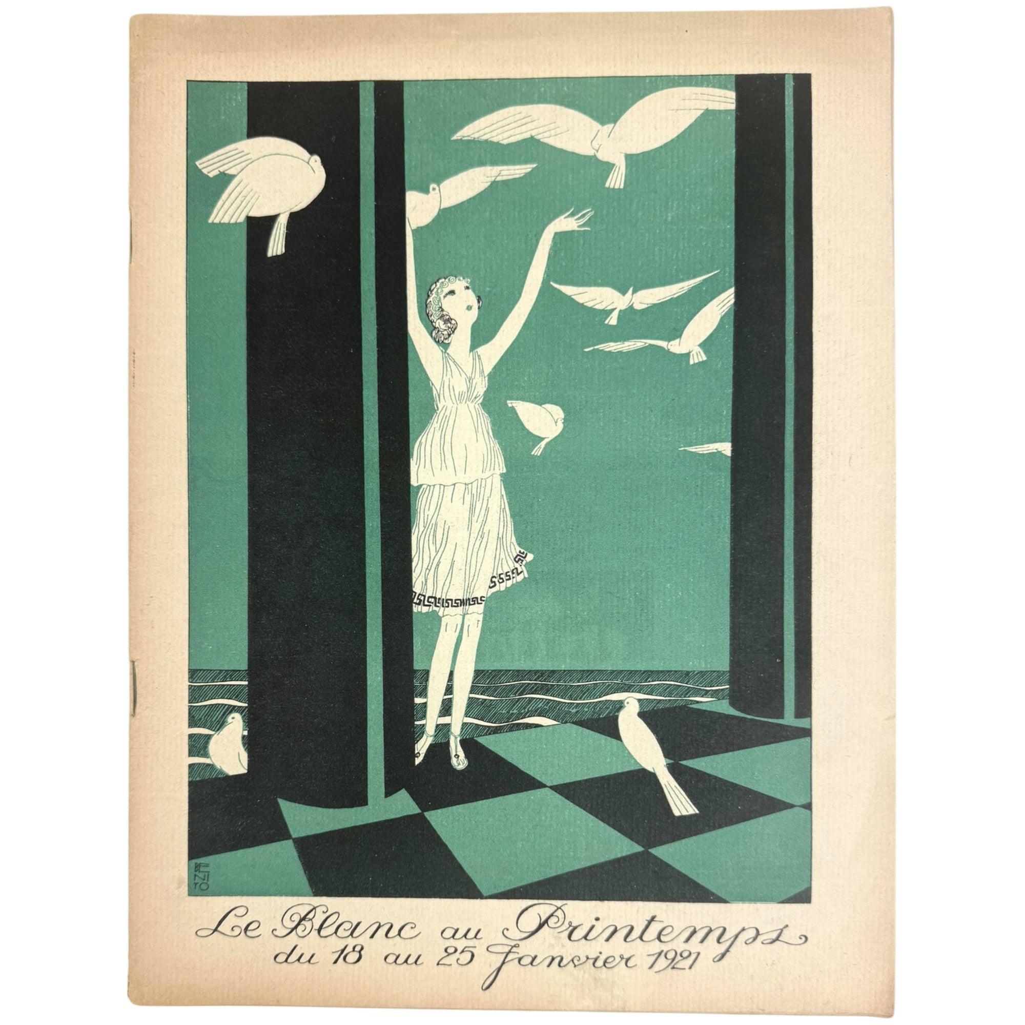 1921 Catalog Grands Magasins du Printemps Paris Eduardo Garcia Benito Cover