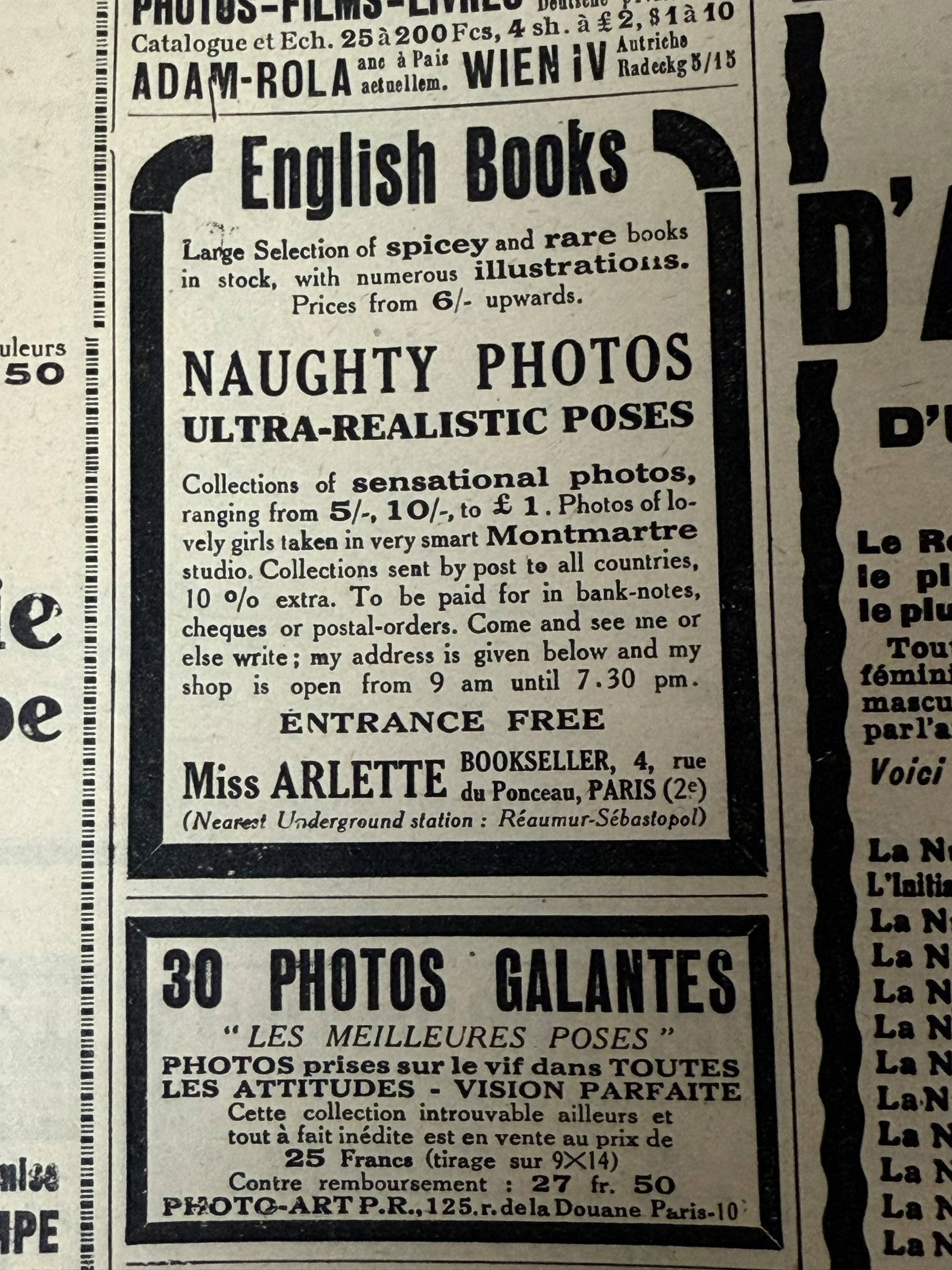 1928 French Magazine Le Sourire – Art Deco Illustrations, Risqué Paris Humour