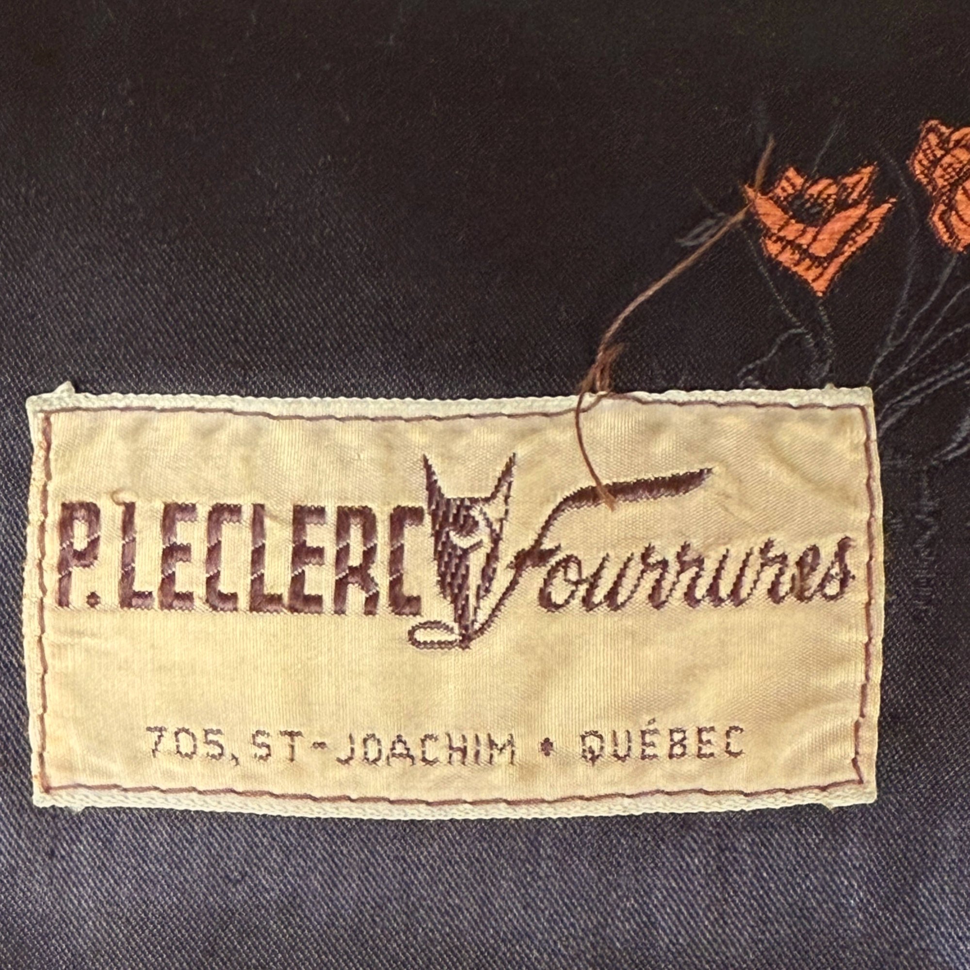 1950s Vintage Squirrel Fur Jacket P. Leclerc Fourrures Quebec Short Coat