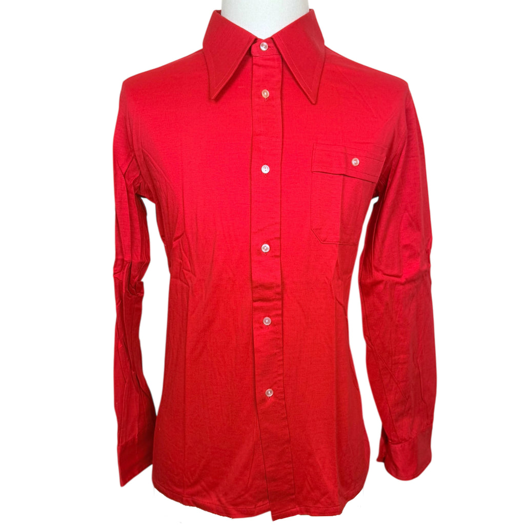 Vintage Unused 1970s Shirt Lepoutre Maille Made in France M