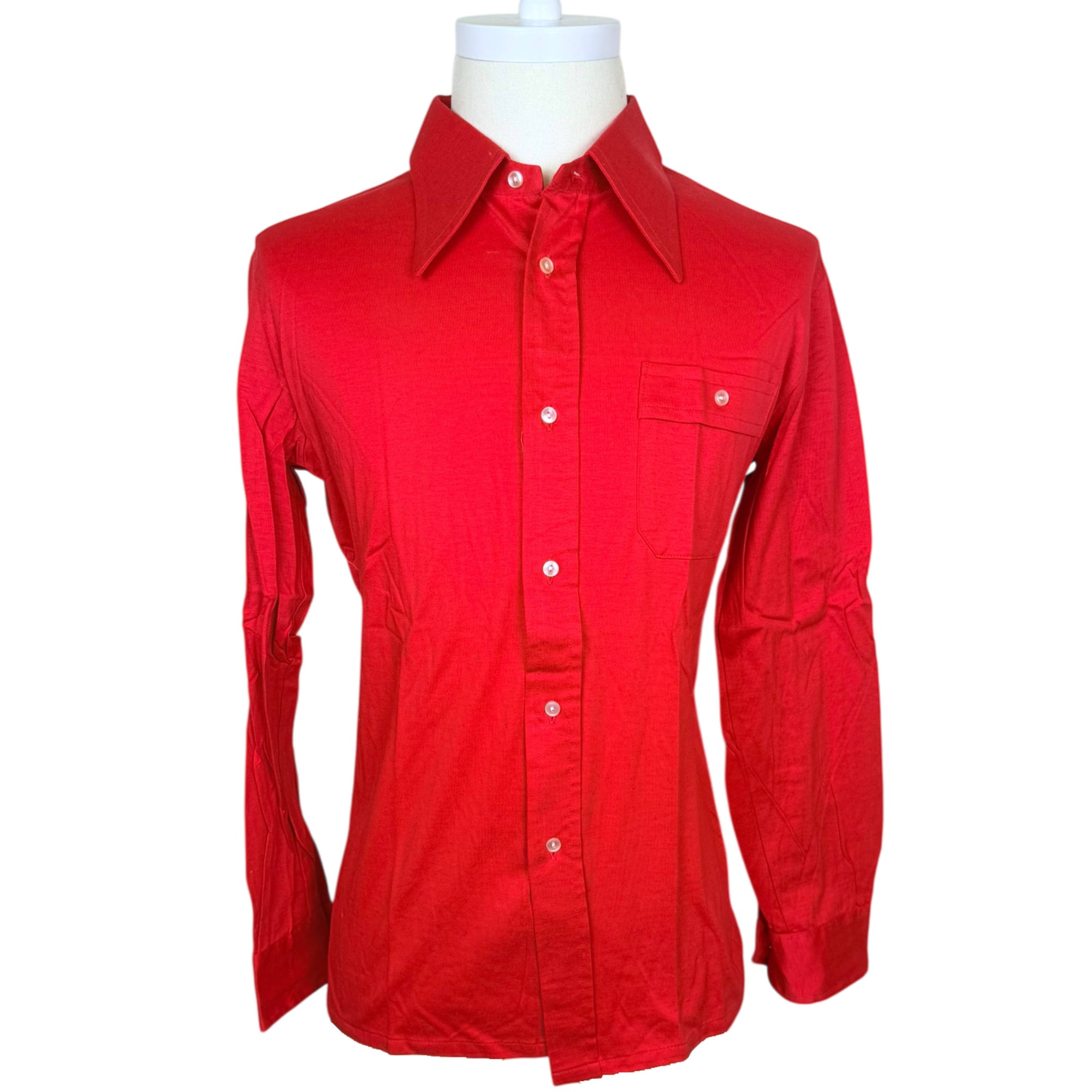 Vintage Unused 1970s Shirt Lepoutre Maille Made in France M