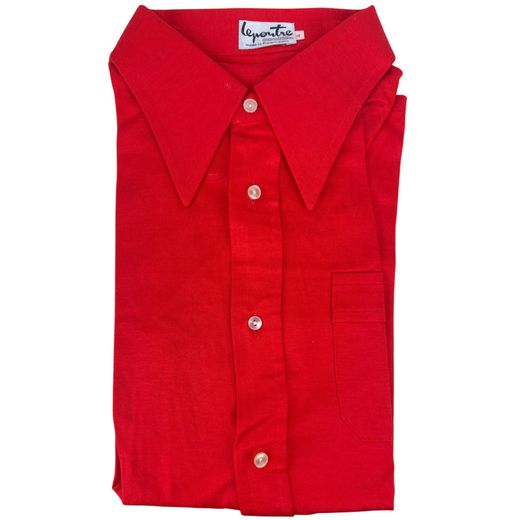 Vintage Unused 1970s Shirt Lepoutre Maille Made in France M