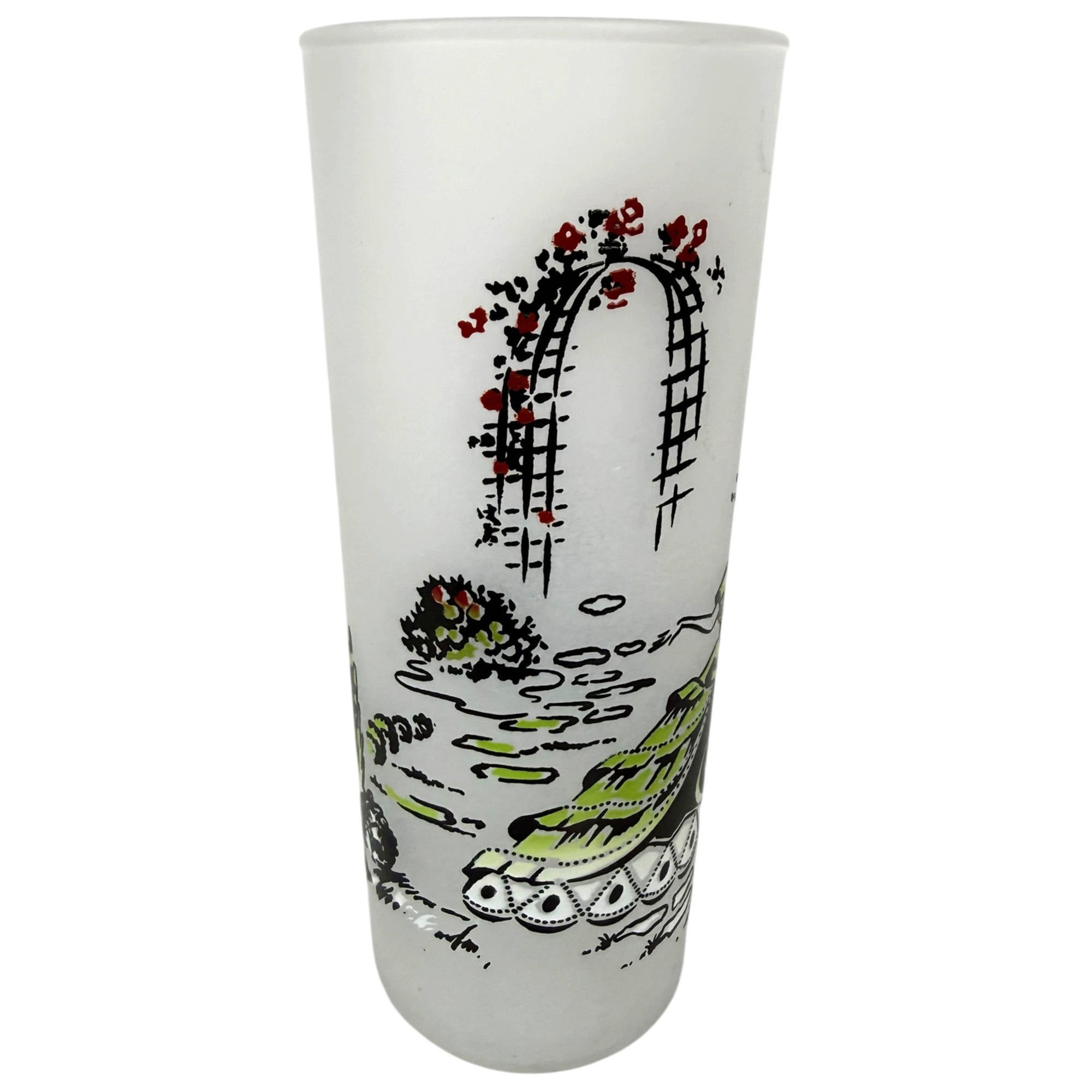 detail southern belle glass tumbler
