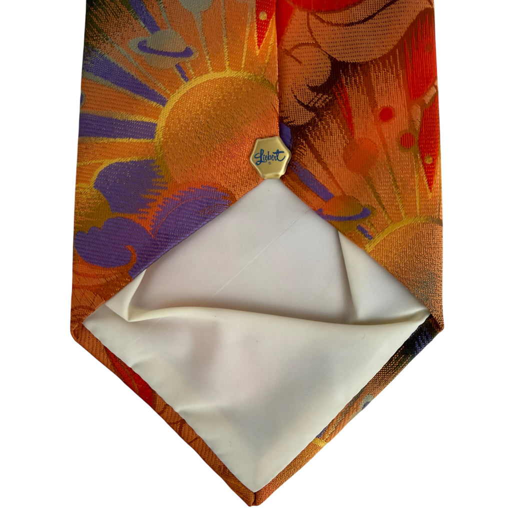 Original Liebert tie keeper and lining detail