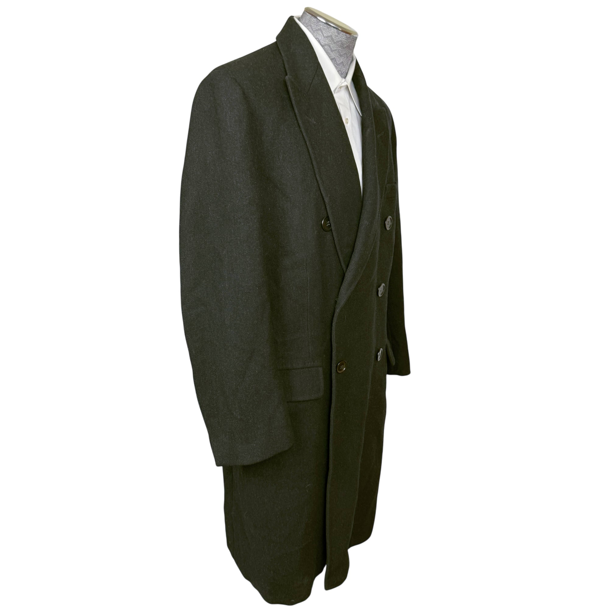 Right side view of Vintage 1962 Wool Overcoat 