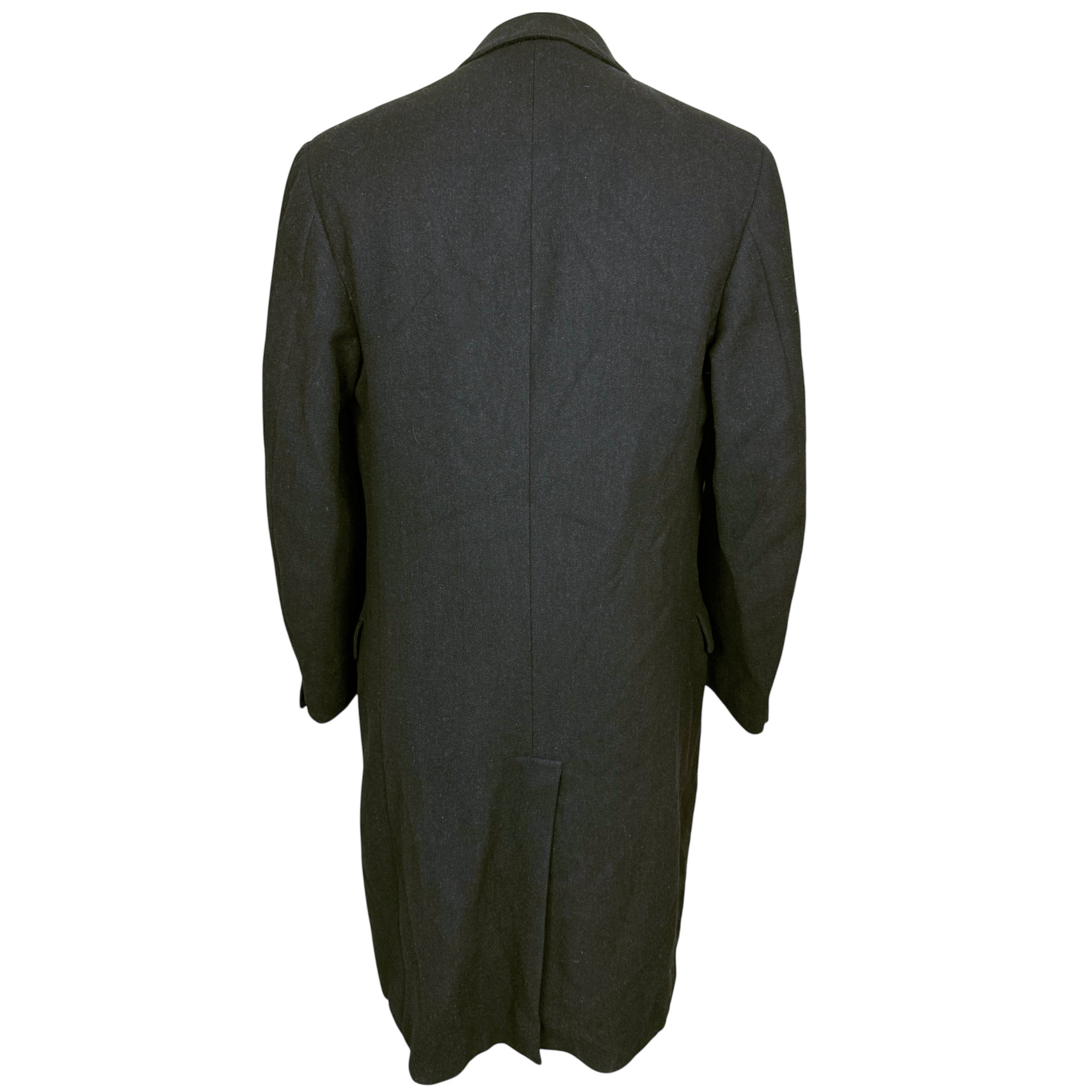 Back view of Vintage 1962 Wool Overcoat 