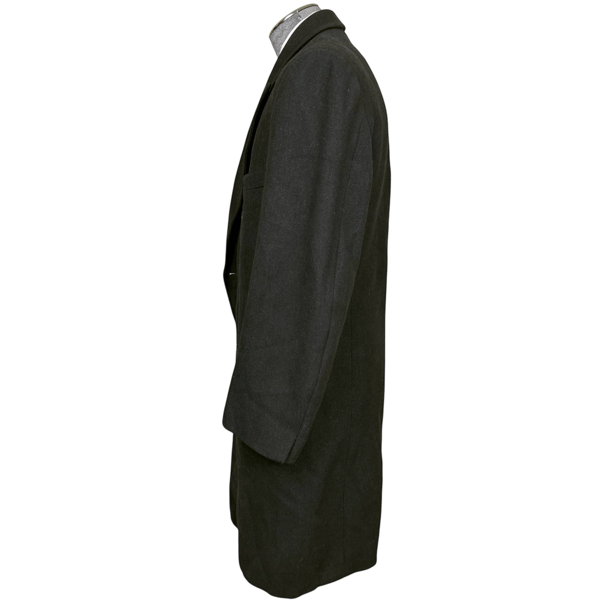 Left side view of Vintage 1962 Wool Overcoat 