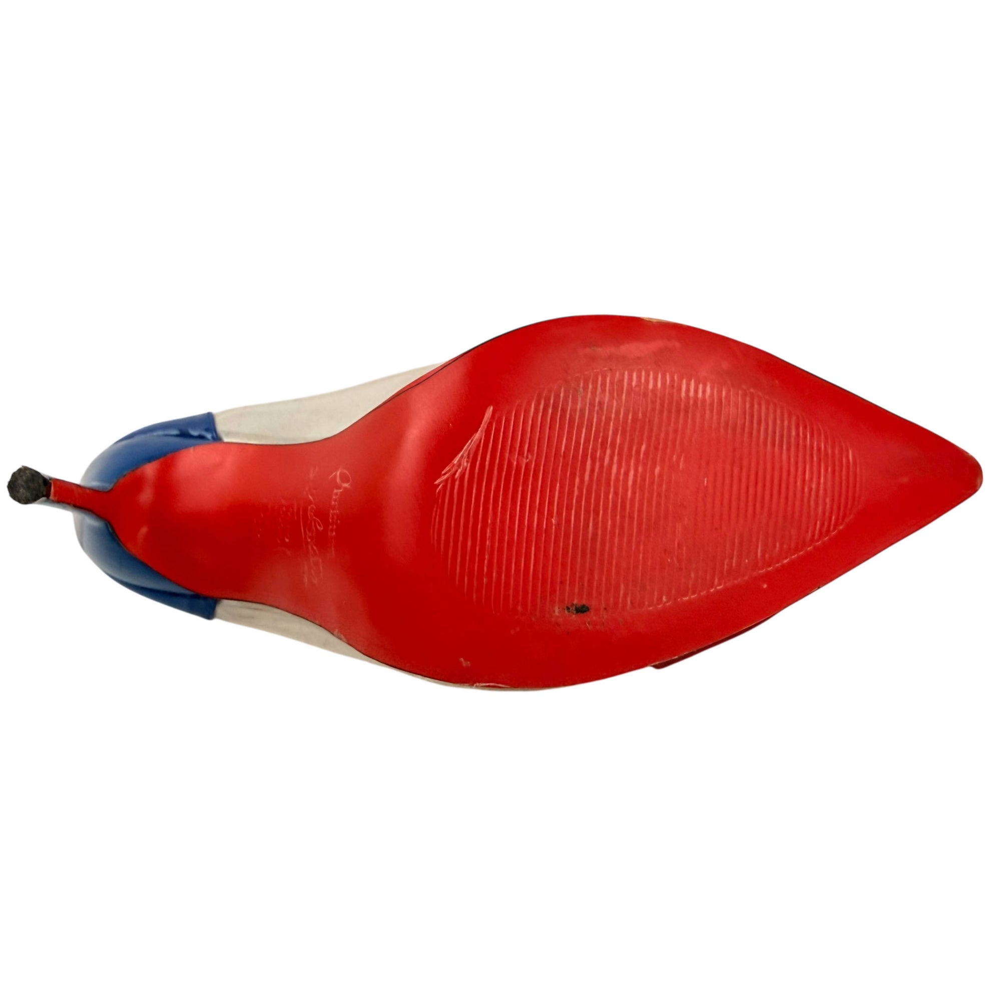 red soles on christian louboutin debout 120 pumps