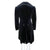 Vintage 60s Mod Coat 1960s Black Velvet Lydia Montreal Sz S