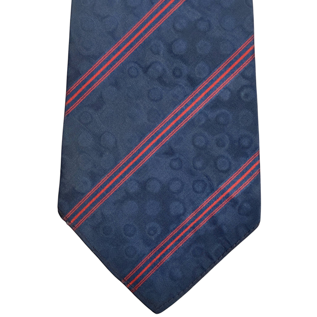 Art Deco 1930s Silk Tie Striped Jacquard R.H. Macy & Co