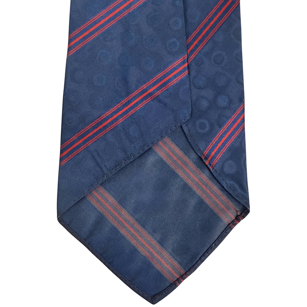 Art Deco 1930s Silk Tie Striped Jacquard R.H. Macy & Co