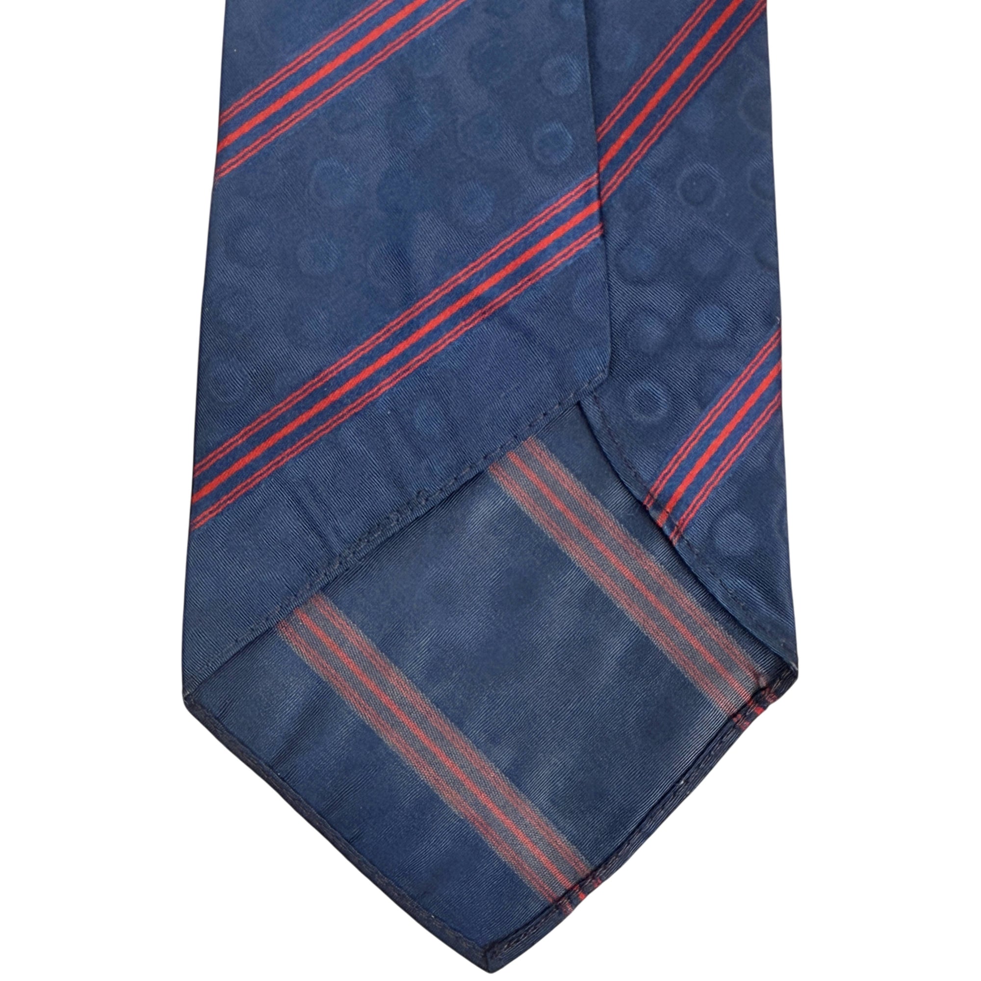 Art Deco 1930s Silk Tie Striped Jacquard R.H. Macy & Co