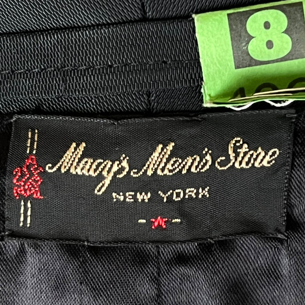 1950s Vintage Smoking Jacket Red Corduroy Macy’s Size L