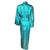 Vintage Kimono Style Dressing Gown Satin Robe Japan Size L