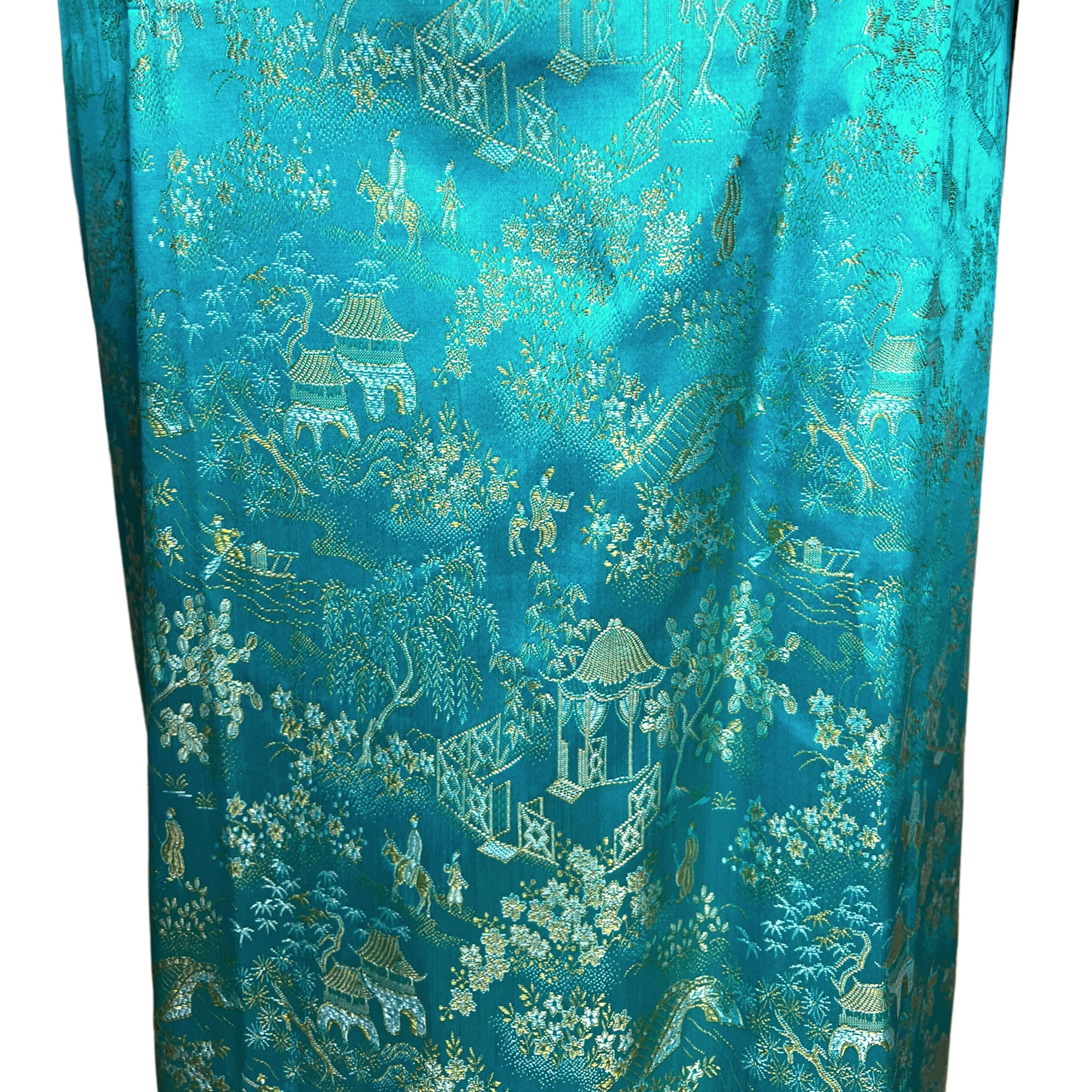 Vintage Kimono Style Dressing Gown Satin Robe Japan Size L