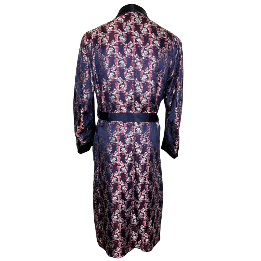 Vintage 1950s Dressing Gown Mens Robe By Majestic Canada XL