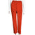 Vintage 1960s Pantsuit Orange Wool Double Knit Jacket Pants