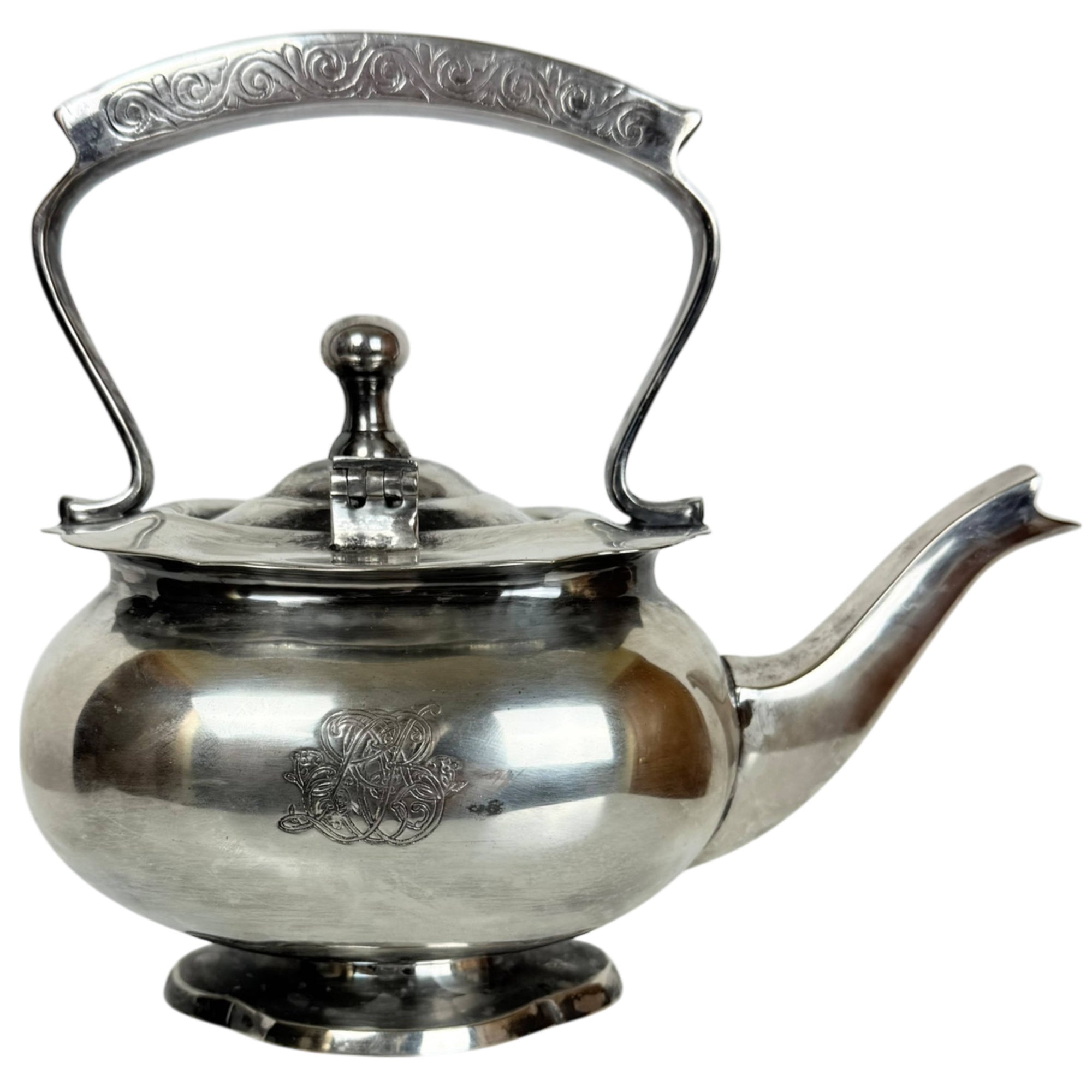 Antique Silverplate Bachelor’s Teapot Manchester England
