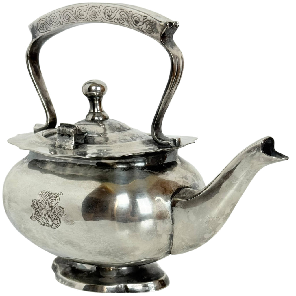 Antique Silverplate Bachelor’s Teapot Manchester England