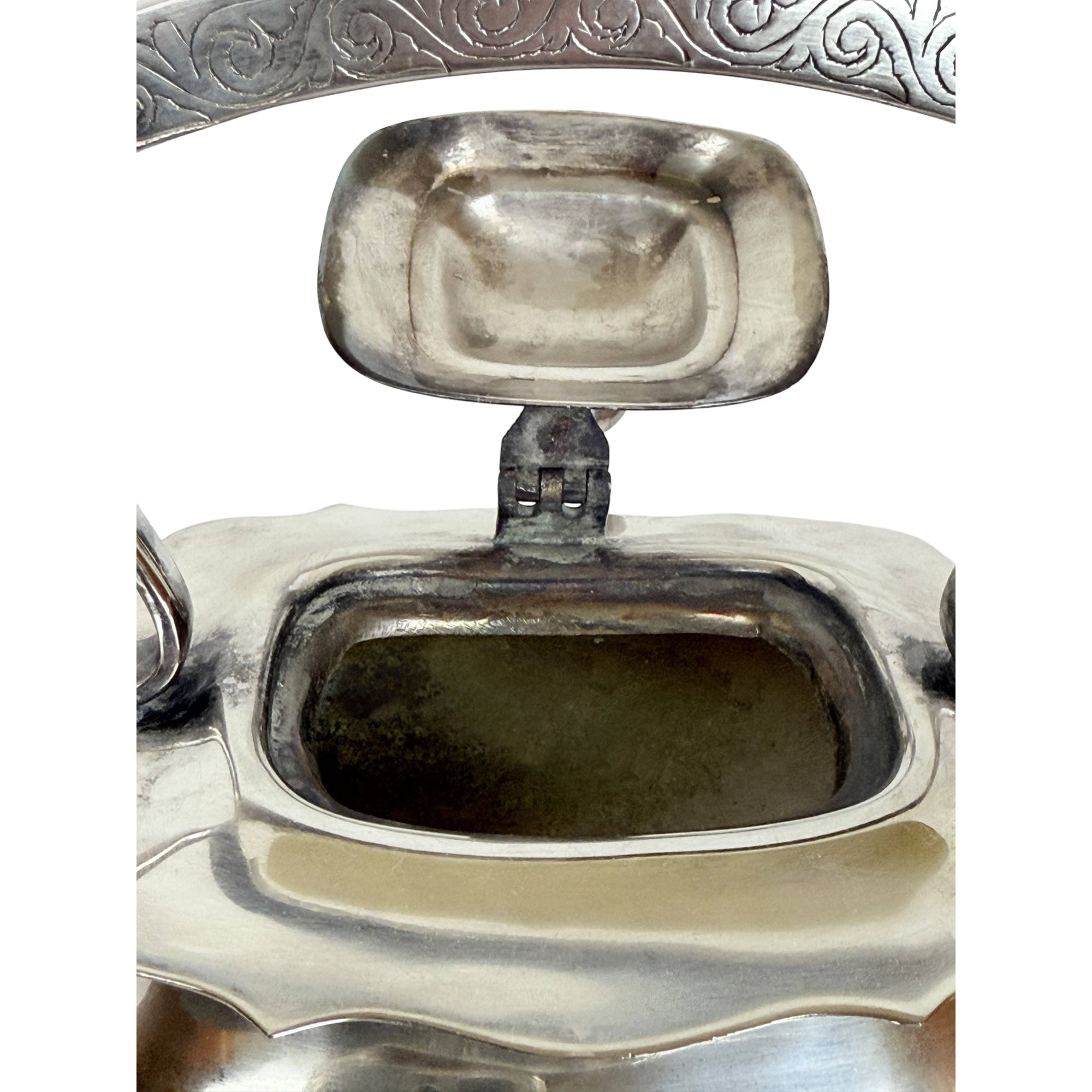 Antique Silverplate Bachelor’s Teapot Manchester England