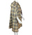 Vintage 1970s Marielle Fleury Cape Plaid Tweed Wool Size M