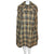 Vintage 1970s Marielle Fleury Cape Plaid Tweed Wool Size M