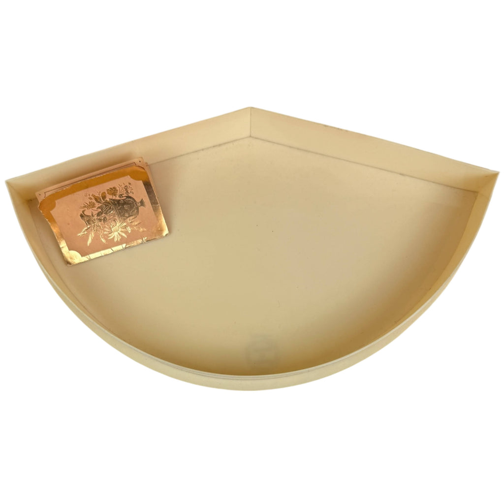 Art Deco 1930s Celluloid Chocolate Box La Marquise de Sévigné Paris Fan Shaped