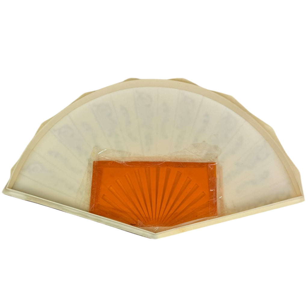 Art Deco 1930s Celluloid Chocolate Box La Marquise de Sévigné Paris Fan Shaped