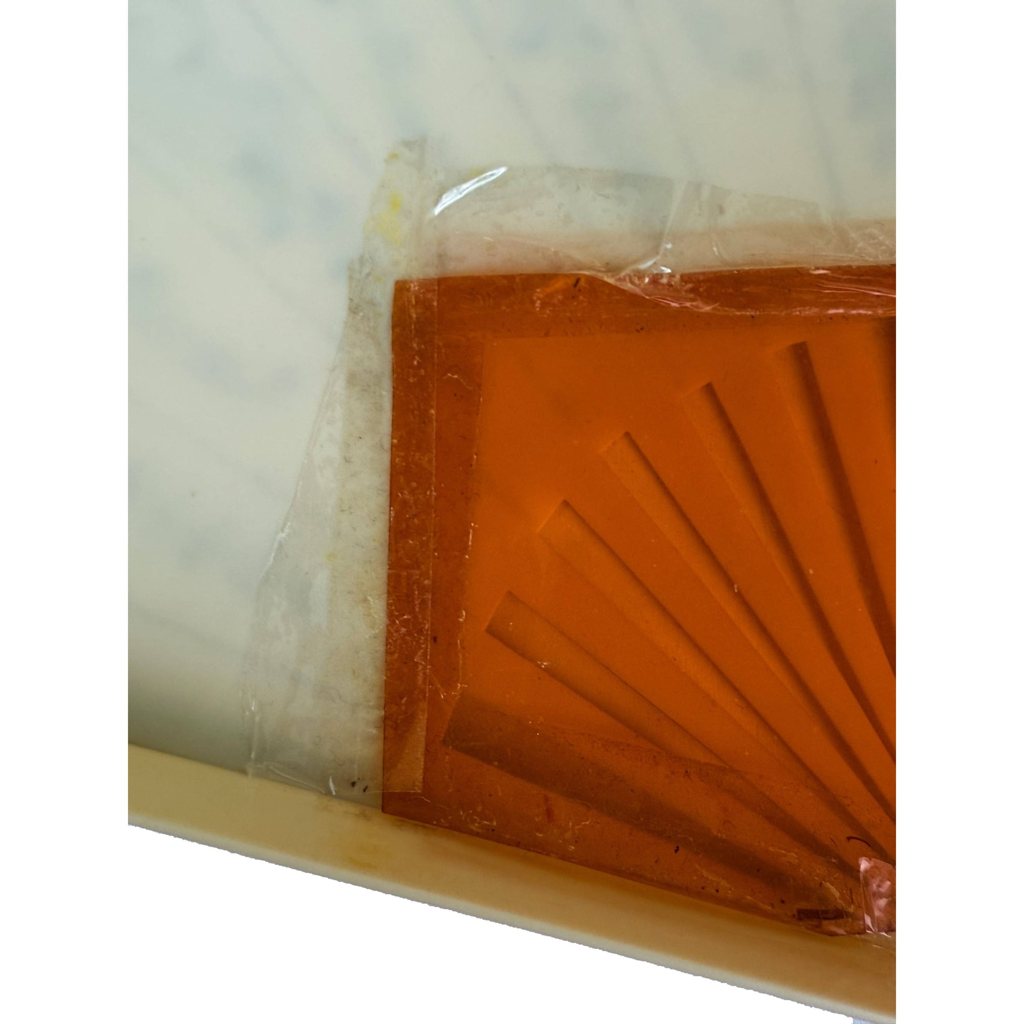 Art Deco 1930s Celluloid Chocolate Box La Marquise de Sévigné Paris Fan Shaped