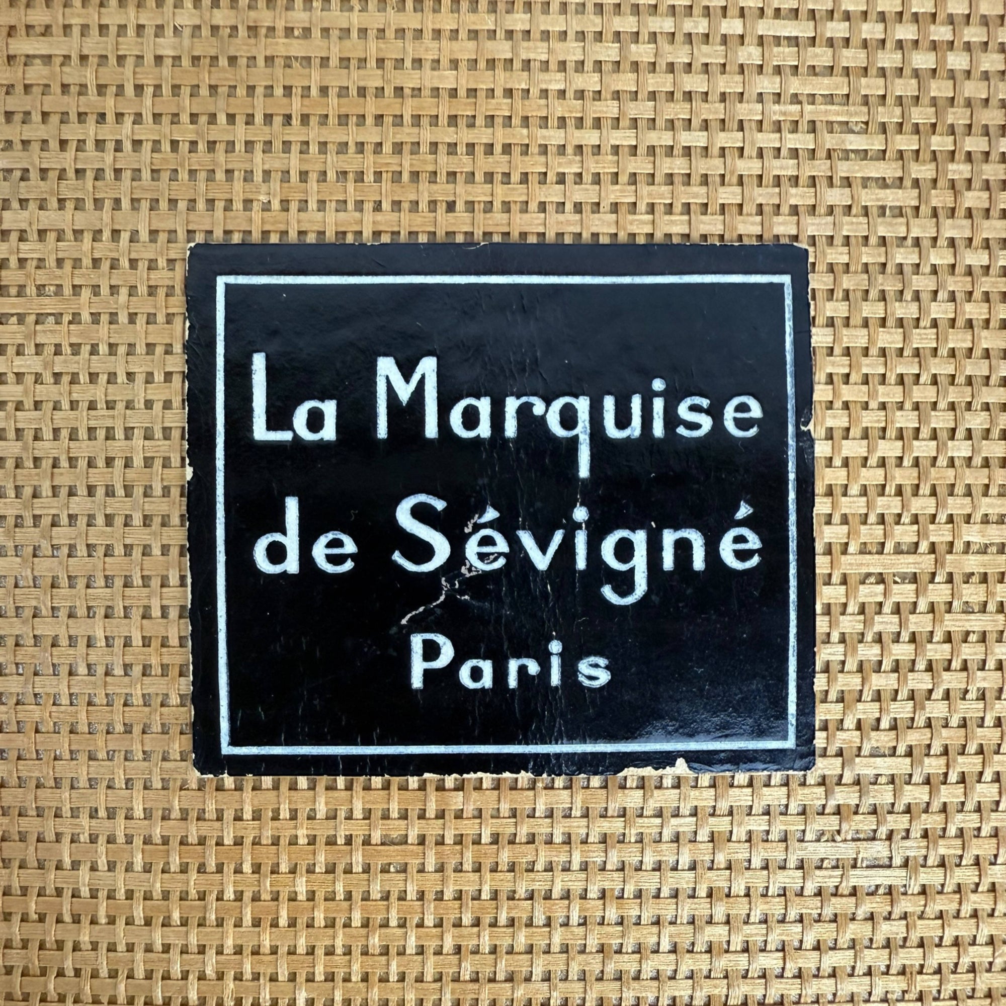 Art Deco La Marquise de Sévigné Paris Chocolate Basket French Box Rare