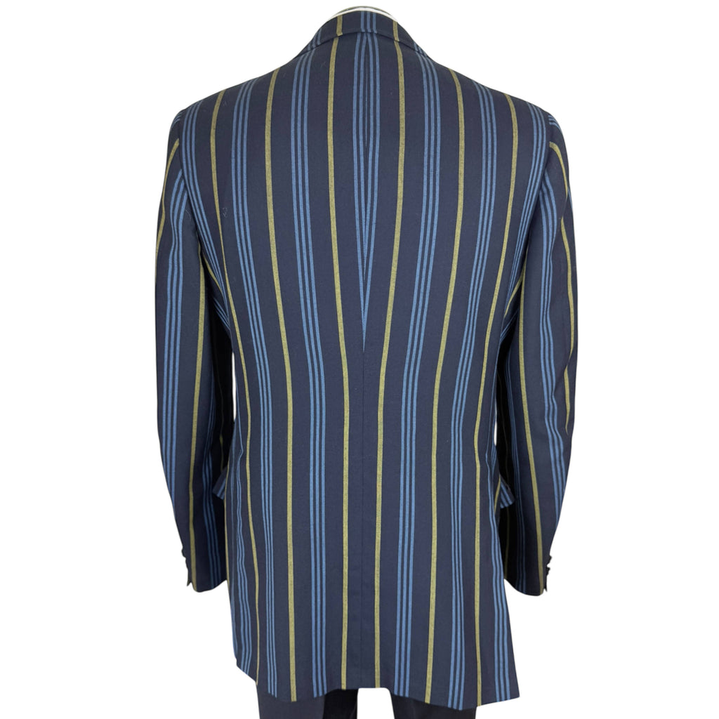 Vintage 1960s Mod Striped Blazer Jacket Men’s Size M