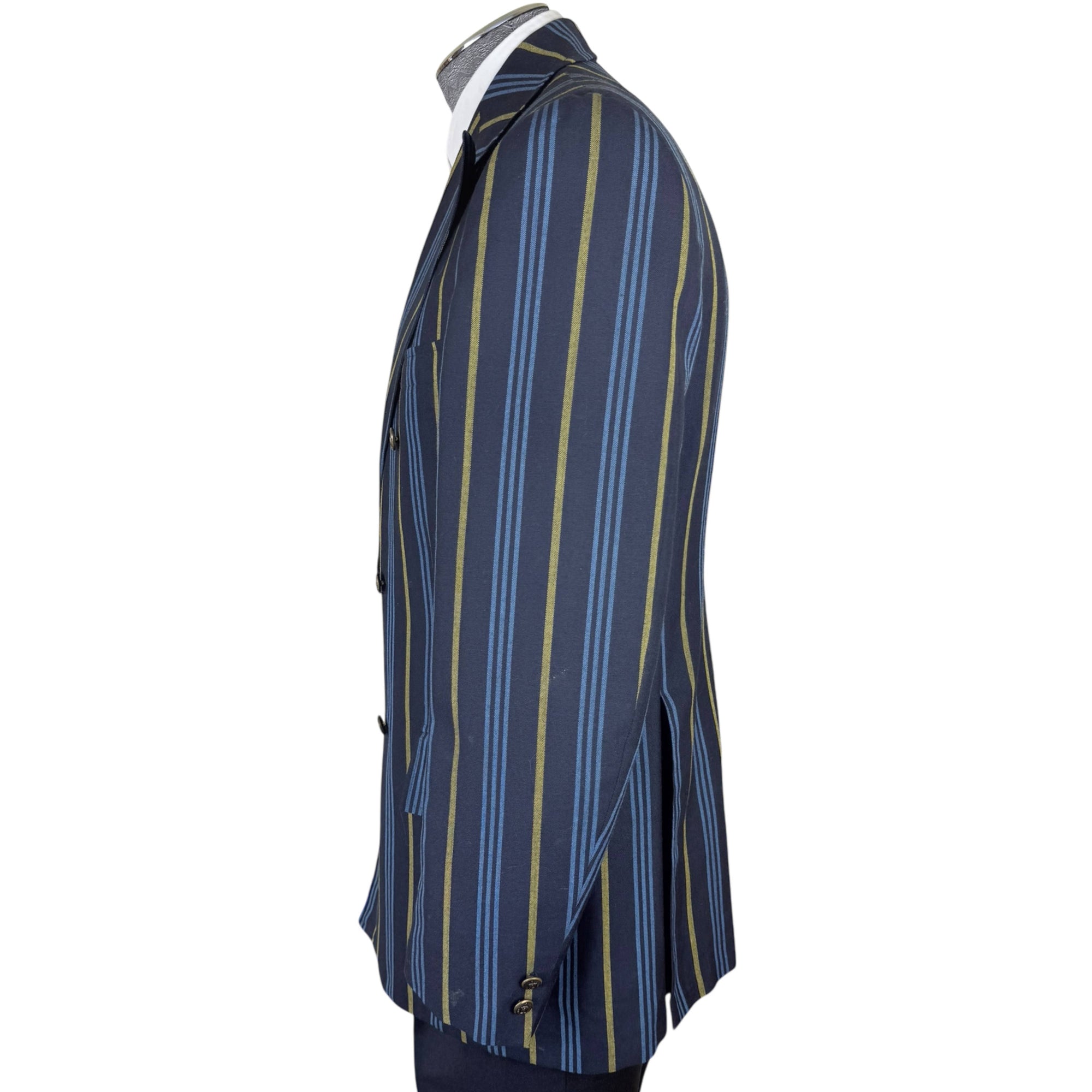 Vintage 1960s Mod Striped Blazer Jacket Men’s Size M